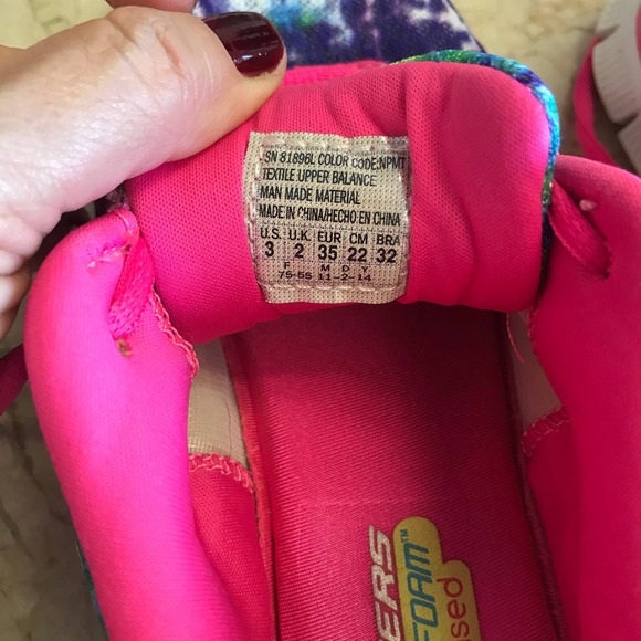 Skechers MF Gell Infused Multi Sneakers size 3 - Picture 5 of 8